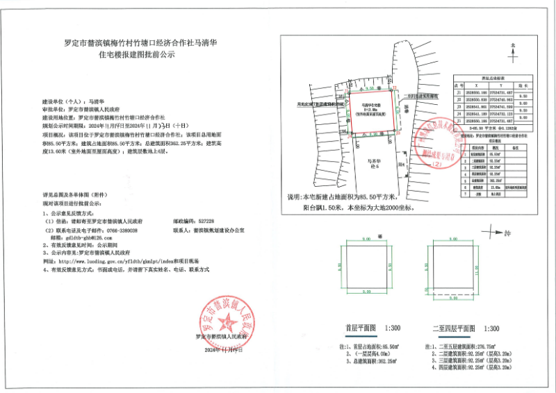 羅定市榃濱鎮(zhèn)梅竹村竹塘口經(jīng)濟(jì)合作社馬清華住宅樓報(bào)建圖批前公示圖.jpg