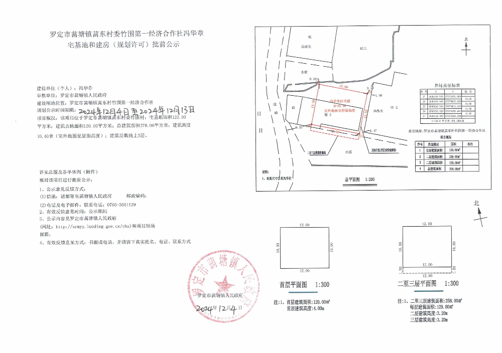 羅定市?塘鎮(zhèn)?東村竹圍第一經(jīng)濟(jì)合作社馮華章宅基地和建房（規(guī)劃許可）批前公示.jpeg