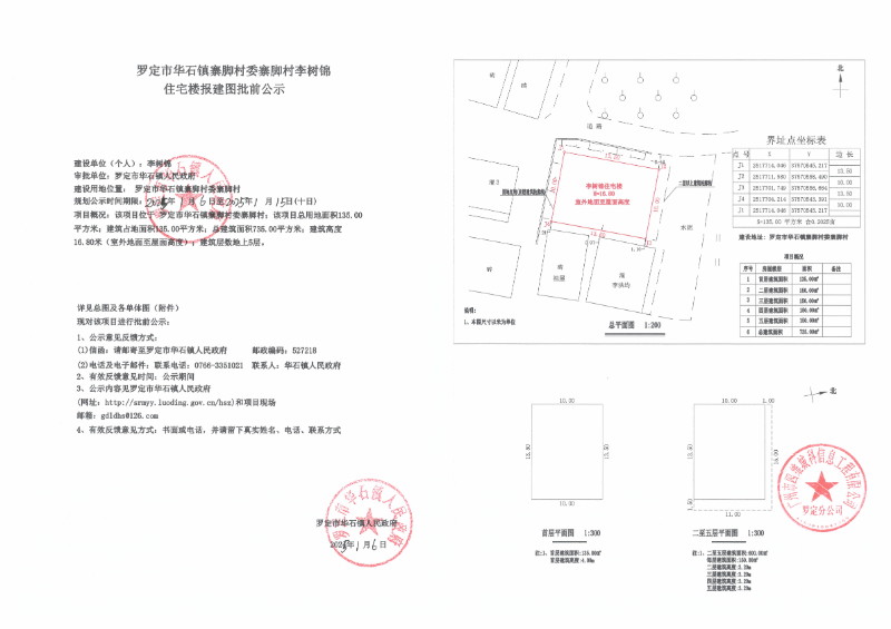 羅定市華石鎮(zhèn)寨腳村委寨腳村李樹錦住宅樓報(bào)建圖批前公示_00.png